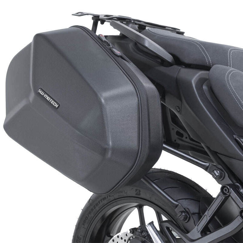 PACK MALETAS LATERALES + SOPORTES + BOLSAS SW-MOTECH AERO ABS YAMAHA KFT.06.597.60100/B | Maletas laterales de moto | %brands%