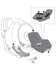 JUEGO DE PROTECTORES SW-MOTECH TAPAS DE MOTOR KTM/HUSQVARNA MSS.04.641.10101 | Protectores de motor de moto | %brands%