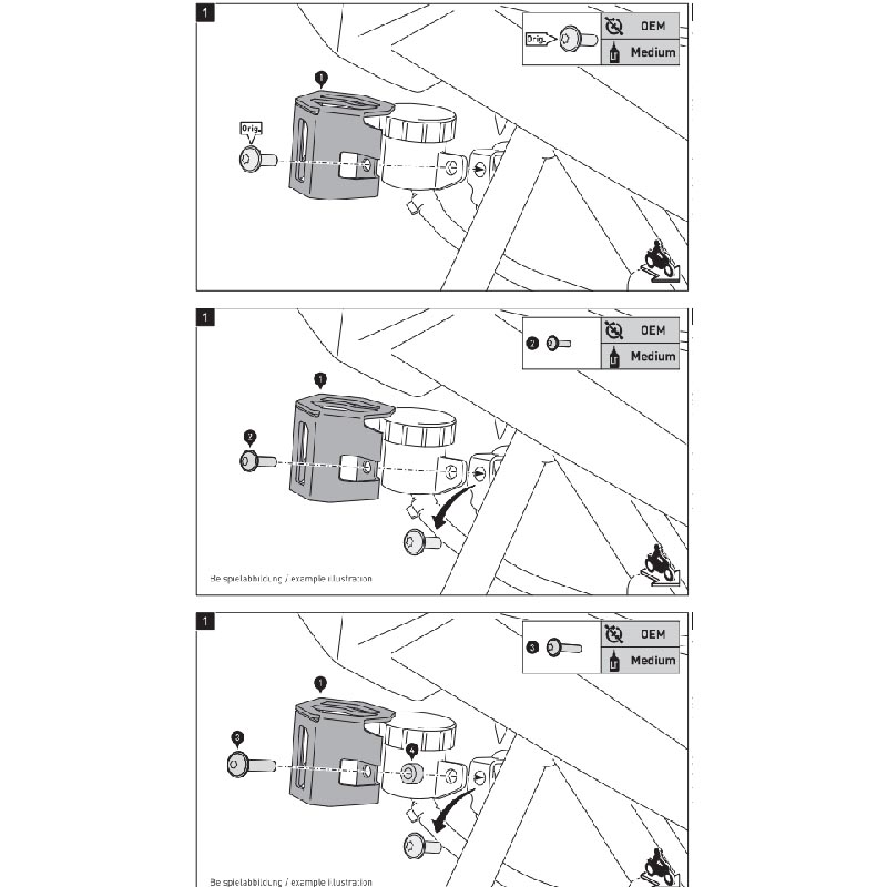 PROTECTOR DE DEPOSITO LIQUIDO DE FRENO SW MOTECH SCT.07.174.10900/B | Otros protectores de moto | %brands%