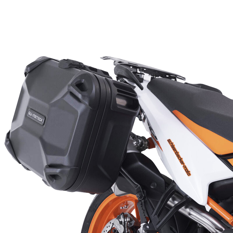 PACK MALETAS LATERALES + BAUL + SOPORTES SW-MOTECH DUSC KTM ADV.04.521.66000/B | Maletas laterales de moto | %brands%