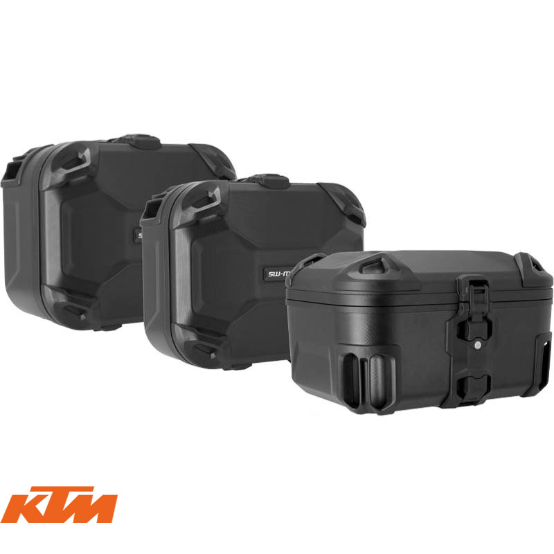 PACK MALETAS LATERALES + BAUL + SOPORTES SW-MOTECH DUSC KTM ADV.04.521.65000/B