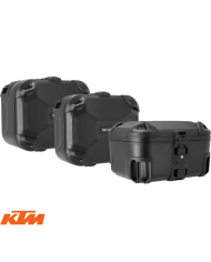 PACK MALETAS LATERALES + BAUL + SOPORTES SW-MOTECH DUSC KTM ADV.04.521.66000/B | Maletas laterales de moto | %brands%
