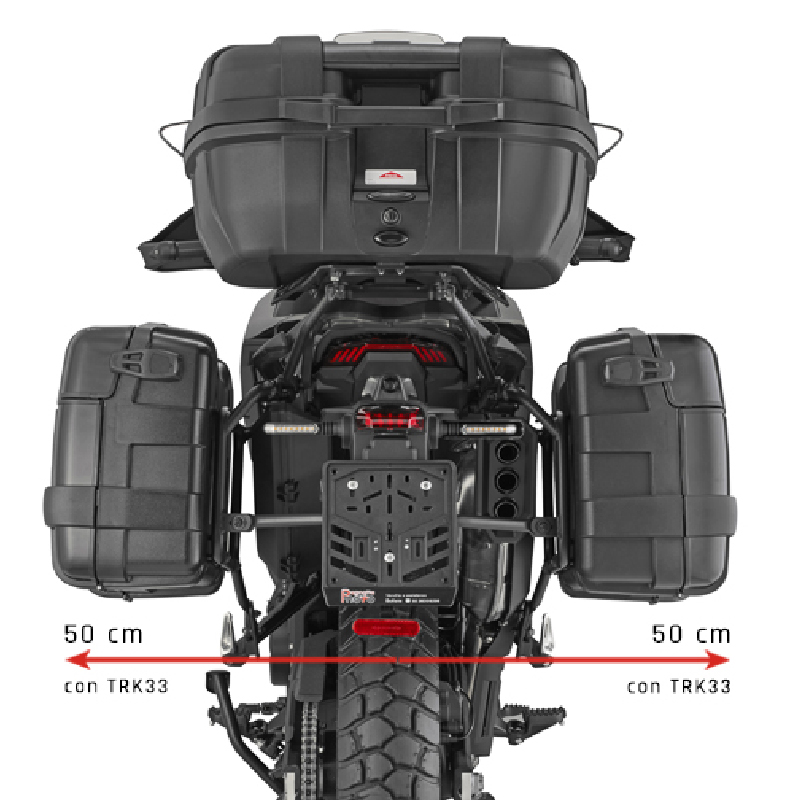 KIT DE FIJACION MALETAS LATERALES GIVI PLO7607MK ZONTES 703 F | Fijaciones Maletas de moto | %brands%