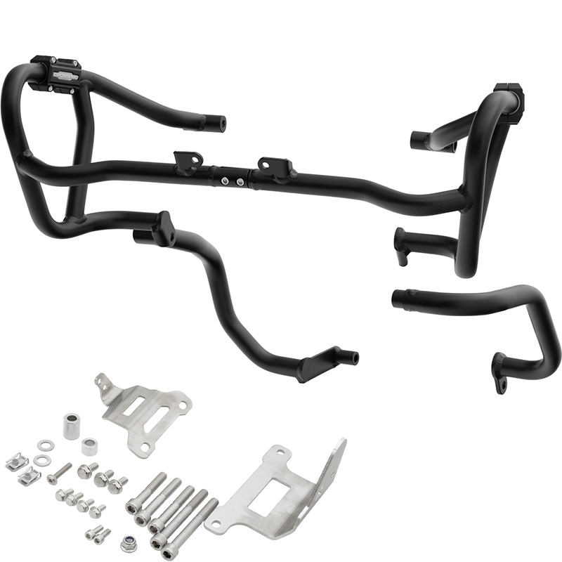 DEFENSAS DE MOTOR Y CARENADO CROSSPRO NEGRO APRILIA TUAREG 660 | Protectores de motor de moto | %brands%