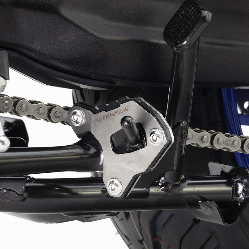 EXTENSIÓN CABALLETE LATERAL CROSSPRO HONDA TRANSALP 750 CB750/1100 HORNET | Ampliaciones caballete lateral de moto | %brands%