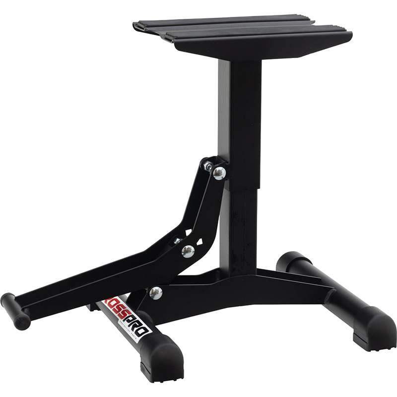 CABALLETE ELEVADOR CROSSPRO XTREME 16 NEGRO MATE | Caballetes centrales de moto | %brands%