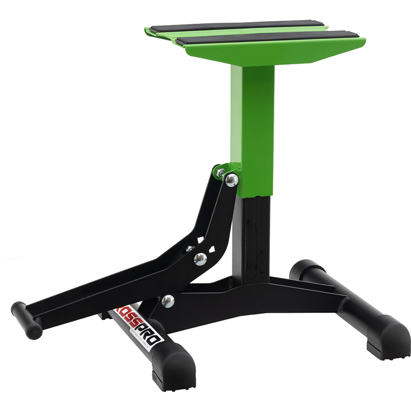CABALLETE ELEVADOR CROSSPRO XTREME 16 VERDE | Caballetes centrales de moto | %brands%