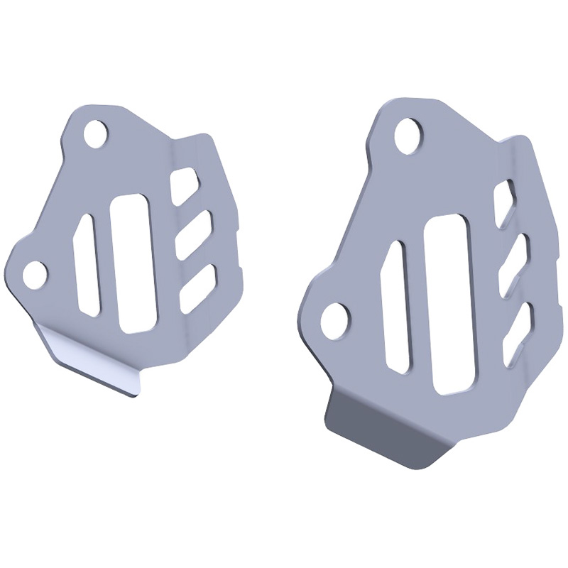 PROTECTORES DE PINZAS DE FRENO DELANTERO CROSSPRO YAMAHA TENERE 700 PLATA | Otros protectores de moto | %brands%