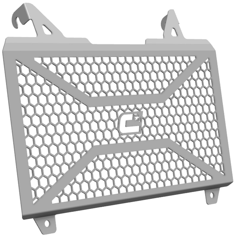 PROTECCION DE RADIADOR CROSSPRO SUZUKI DE 800 V-STROM PLATA | Otros protectores de moto | %brands%