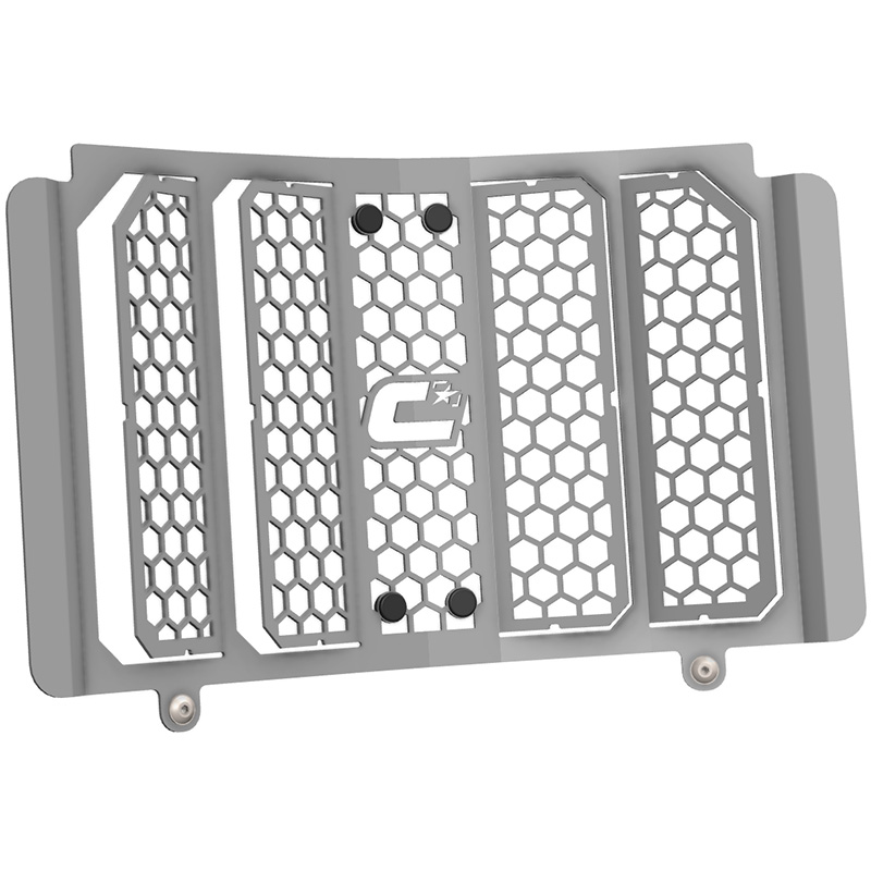 PROTECCION DE RADIADOR CROSSPRO DUCATI DESERT X PLATA | Otros protectores de moto | %brands%