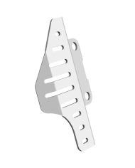 PROTECTOR DE LA BOMBA DE FRENO TRASERO CROSSPRO DUCATI DESERT X PLATA | Otros protectores de moto | %brands%