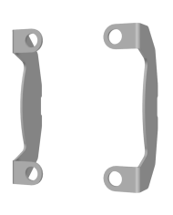 PROTECTORES DE PINZAS DE FRENO DELANTERO CROSSPRO DUCATI DESERT X PLATA | Otros protectores de moto | %brands%