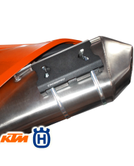 PROTECTOR DE ESCAPE CROSSPRO KTM 690 ENDURO R/HUSQVARNA 701 ENDURO GRIS | Otros protectores de moto | %brands%