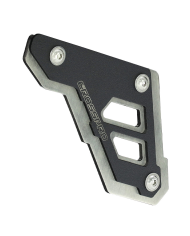 PROTECCION DE CADENA INFERIOR CROSSPRO APRILIA TUAREG 660/RALLY PLATA/NEGRO | Otros protectores de moto | %brands%