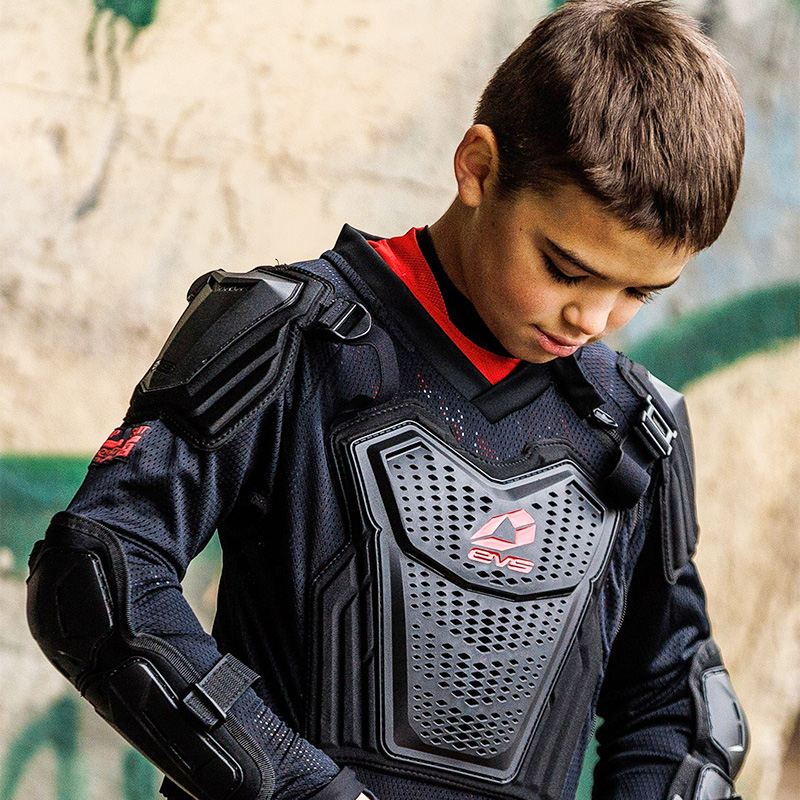 PROTECCION EVS COMP SUIT YOUTH BLACK/RED INFANTIL | Petos de moto | %brands%