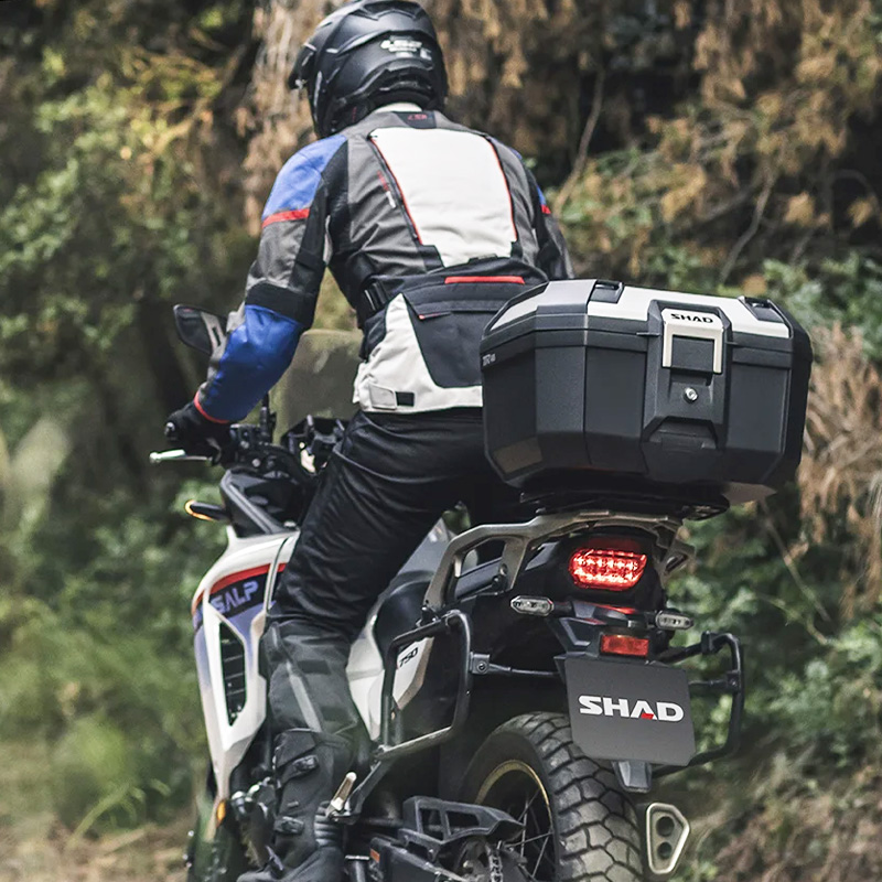 BAUL SHAD TOP CASE TR46 TERRA ALUMINIO | Top Case de moto | %brands%