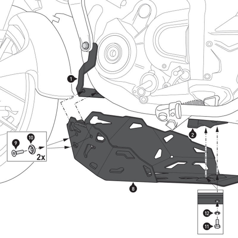 CUBRECARTER SW-MOTECH ENGINE GUARD KTM MSS.04.417.10001/B | Cubre carter de moto | %brands%