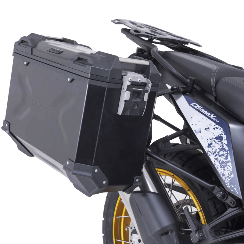 PACK MALETAS LATERALES + BAUL + BOLSAS + SOPORTES SW-MOTECH VOGE ADV.02.072.75000/B | Maletas laterales de moto | %brands%