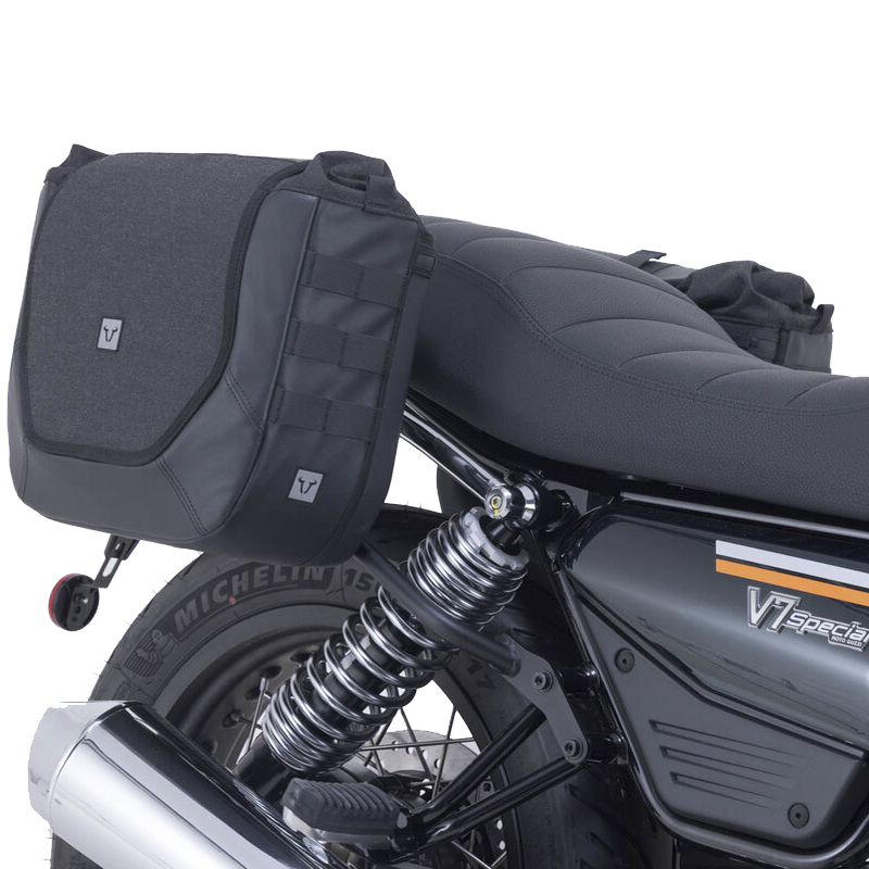 KIT DE FIJACION ALFORJAS SW-MOTECH V-LOC IZQUIERDO MOTO GUZZI V7 VMC.17.847.10000 | Fijaciones Alforjas de moto | %brands%