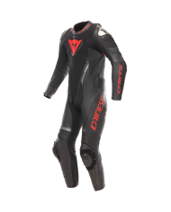 MONO DAINESE DEMON SPRINT PROFESIONAL PERFORADO BLACK/BLACK/RED LAVA | 1 Pieza de moto | %brands%