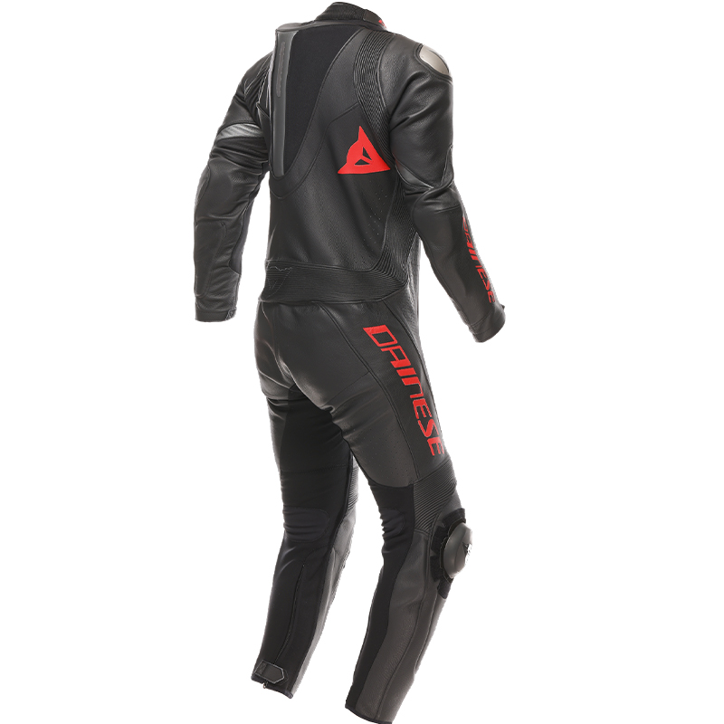 MONO DAINESE DEMON SPRINT PROFESIONAL PERFORADO BLACK/BLACK/RED LAVA | 1 Pieza de moto | %brands%