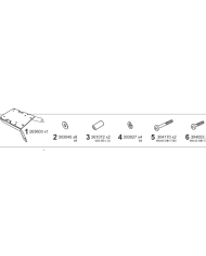 KIT DE FIJACION POSTERIOR SHAD Z0DV35ST ZONTES ADV 368 G | Fijaciones Top Case de moto | %brands%
