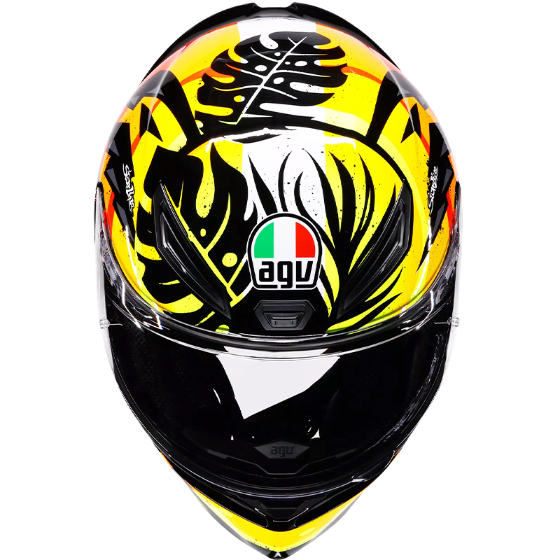 CASCO AGV K1 S TROPICRUSH NEW BLACK/ORANGE | Cascos Integrales de moto | %brands%
