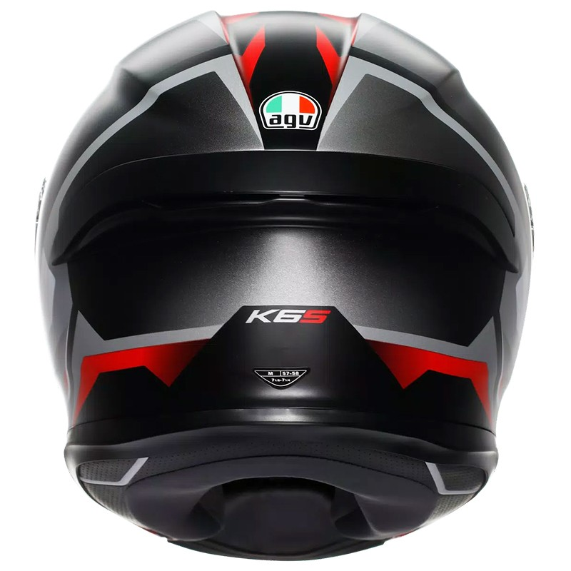 CASCO AGV K6 S KARVE NEW MATT BLACK/WHITE/RED | Cascos Integrales de moto | %brands%