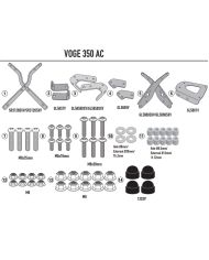 KIT DE FIJACIÓN POSTERIOR GIVI SR9258 VOGE 350AC | Fijaciones Top Case de moto | %brands%