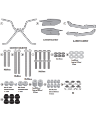 KIT DE FIJACIÓN POSTERIOR GIVI SR6118 KYMCO CV3 550 | Fijaciones Top Case de moto | %brands%