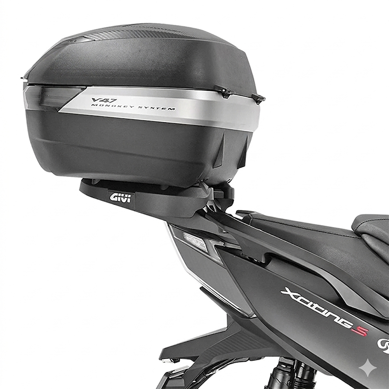 KIT DE FIJACIÓN POSTERIOR GIVI SR6112 KYMCO XCITING VS 400 | Fijaciones Top Case de moto | %brands%