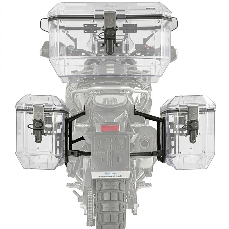 KIT DE FIJACION MALETAS LATERALES GIVI PLO9227MK CFMOTO 800 MT-X | Fijaciones Maletas de moto | %brands%