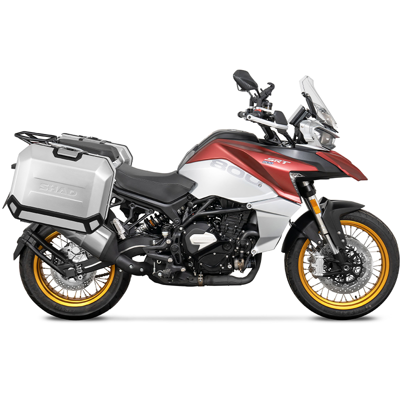 KIT DE FIJACION MALETAS LATERALES SHAD 4P Q0SR824P QJMOTOR SRT 800/SRT 800 X | Fijaciones Maletas de moto | %brands%