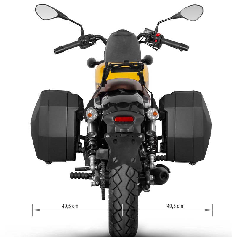 KIT DE FIJACION MALETAS LATERALES SHAD 3P Q0SR13IF QJMOTOR SRV 125 | Fijaciones Top Case de moto | %brands%