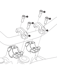 ACERCADOR PARA MANILLAR DE 28MM BMW SW-MOTECH LEH.07.039.12601/S | Otros de moto | %brands%