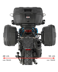 KIT DE FIJACION MALETAS LATERALES GIVI PLO9701MK QJMOTOR SRT 600 SX | Fijaciones Maletas de moto | %brands%