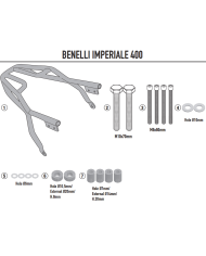 KIT DE FIJACIÓN POSTERIOR GIVI SR8707 BENELLI IMPERIALE 400 | Fijaciones Top Case de moto | %brands%
