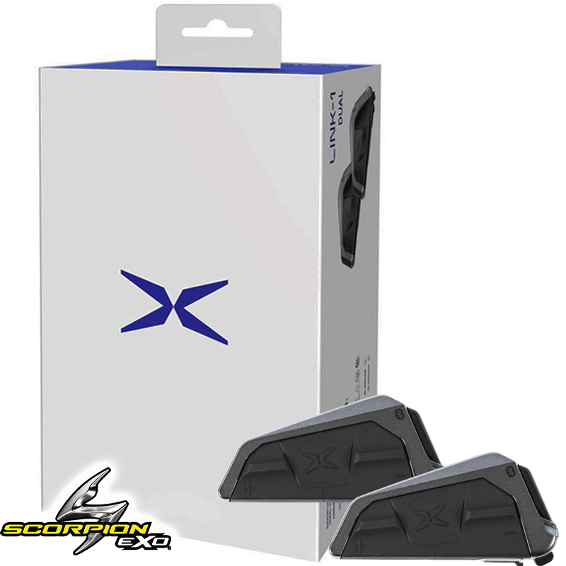 INTERCOMUNICADOR SCORPION EXO-COM LINK-1 DUAL PACK | Intercomunicadores de moto | %brands%