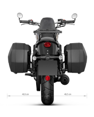 KIT DE FIJACION MALETAS LATERALES SHAD 3P B0VC32IF BENELLI V300/BENDA FOX/KEEWAY V302/V-CROUISER | Fijaciones Maletas de moto | %brands%