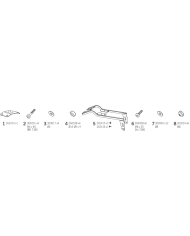 KIT DE FIJACIÓN POSTERIOR SHAD K0RK18ST KEEWAY RKF 125 | Fijaciones Top Case de moto | %brands%