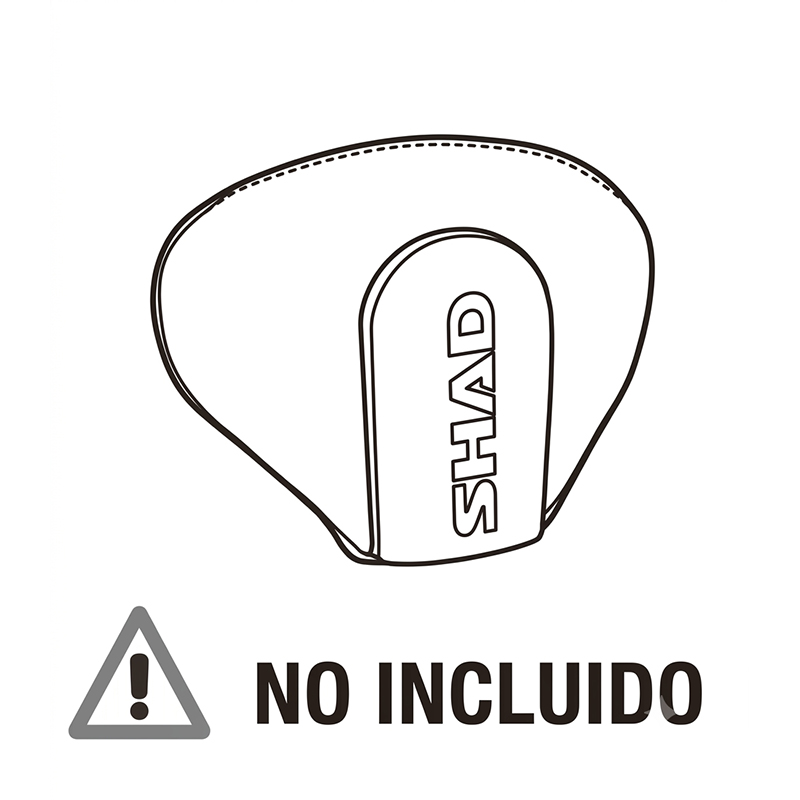 KIT DE FIJACION RESPALDO PARA PASAJERO SHAD S0MX50RV SYM MAXSYM 508 TL | Otros de moto | %brands%