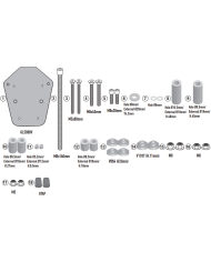 KIT DE FIJACIÓN POSTERIOR GIVI SR7071 SYM JET 14 EVO 200/125 | Fijaciones Top Case de moto | %brands%