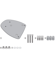 KIT DE FIJACIÓN POSTERIOR GIVI SR5612 PIAGGIO MEDLEY 150/125 | Fijaciones Top Case de moto | %brands%