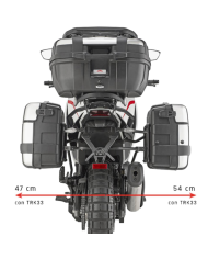 KIT DE FIJACION MALETAS LATERALES GIVI PLO9352MK MOTO MORINI X-CAPE 700 | Fijaciones Maletas de moto | %brands%