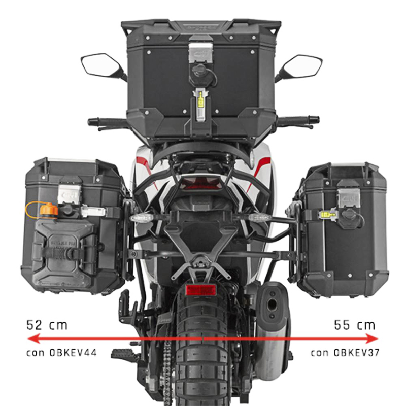 KIT DE FIJACION MALETAS LATERALES GIVI PLO9352CAM MOTO MORINI X-CAPE 700 | Fijaciones Maletas de moto | %brands%