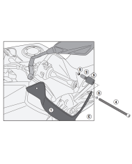 KIT DE PROTECTORES DE MANOS GIVI HP9350B MOTO MORINI X-CAPE 700/649 | Paramanos de moto | %brands%