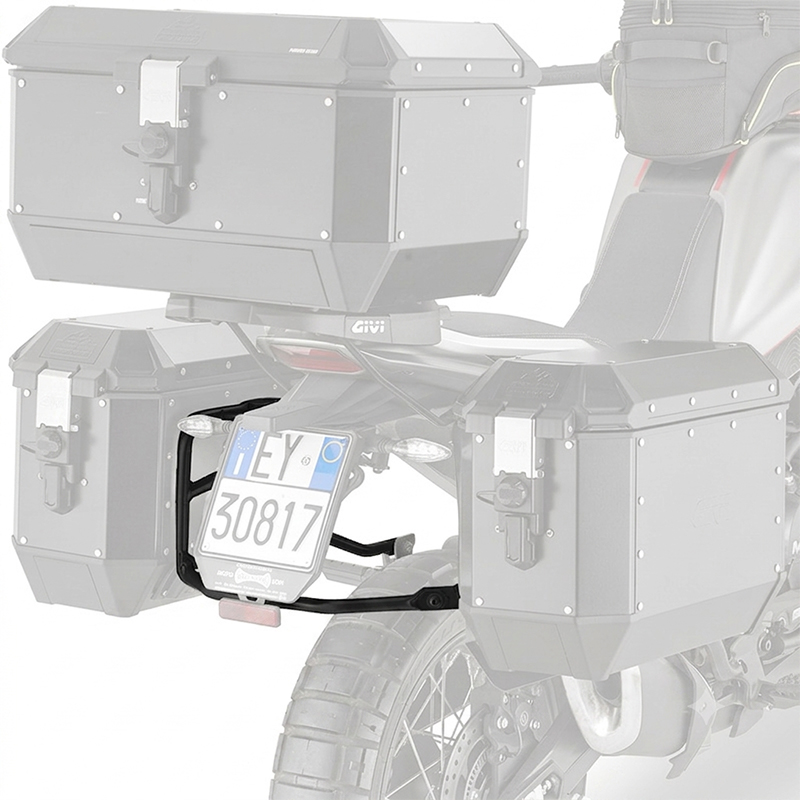 KIT DE FIJACION MALETAS LATERALES GIVI PLO9350MK MOTO MORINI X-CAPE 649 | Fijaciones Maletas de moto | %brands%