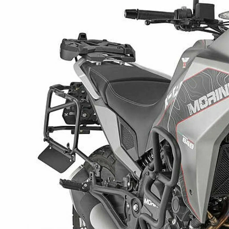 KIT DE FIJACION MALETAS LATERALES GIVI PLO9350MK MOTO MORINI X-CAPE 649 | Fijaciones Maletas de moto | %brands%