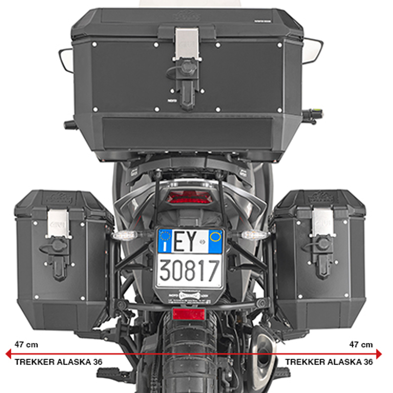 KIT DE FIJACION MALETAS LATERALES GIVI PLO9350MK MOTO MORINI X-CAPE 649 | Fijaciones Maletas de moto | %brands%