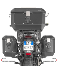 KIT DE FIJACION MALETAS LATERALES GIVI PLO9350MK MOTO MORINI X-CAPE 649 | Fijaciones Maletas de moto | %brands%